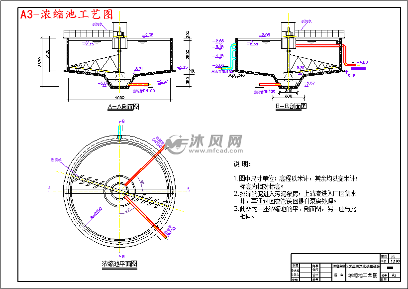 a3-浓缩池工艺图