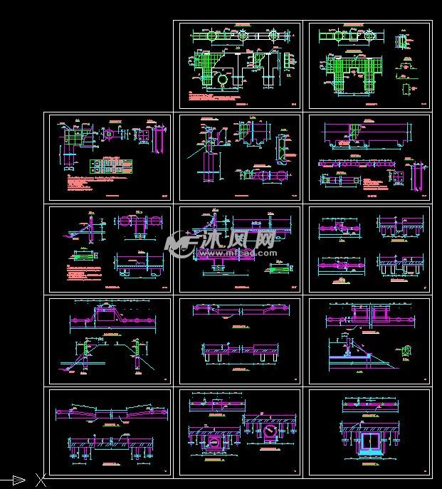 路基段声屏障基础大样图- 结构图纸 - 沐风网