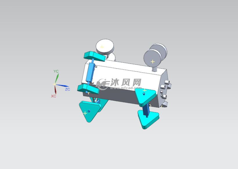 輪式管道清淤機器人工作機構設計