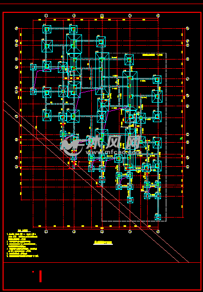某别墅建筑及结构施工图- 建筑图纸 - 沐风网