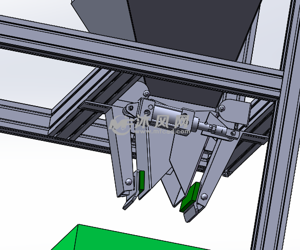 简易称重机下料口