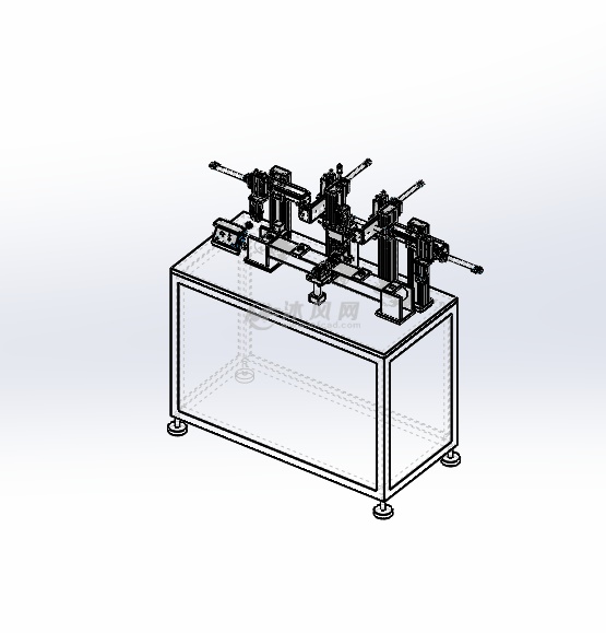 流水线组装机sw - 机械设备图纸 - 沐风网
