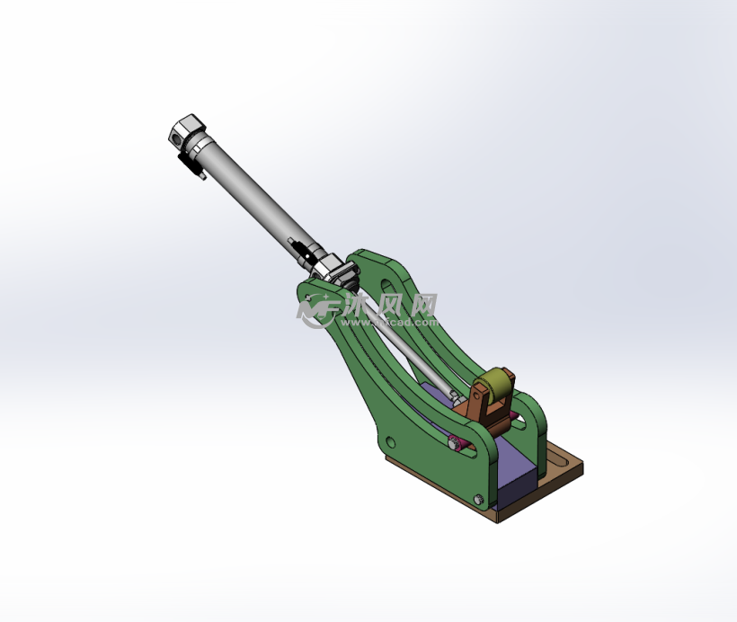 产品角度抬升机构