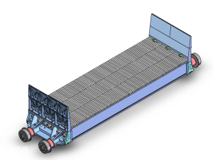 某钢厂180平烧结机用台车装配图