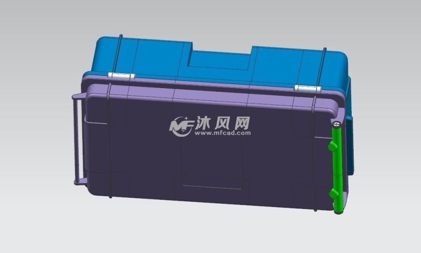 手提工具箱模型图 - 工位器具图纸 - 沐风网