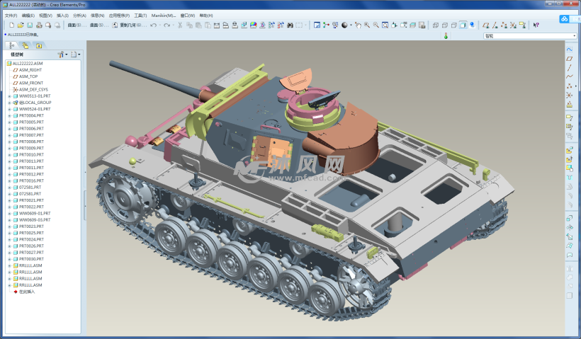 三号坦克变种版 - 军工模型图纸 - 沐风网