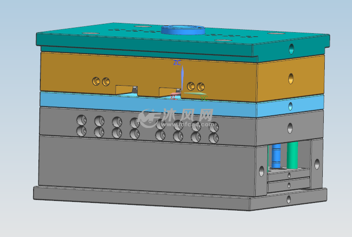 经典哈弗模具结构图