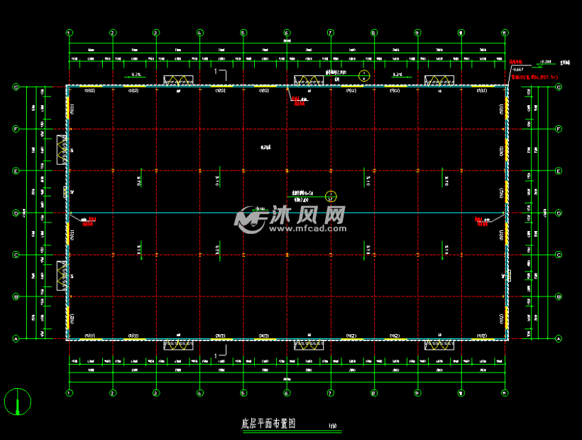 單層35150平米三跨門式鋼架輕鋼結構廠房