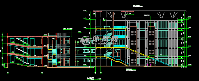 交通學校建築設計施工圖紙