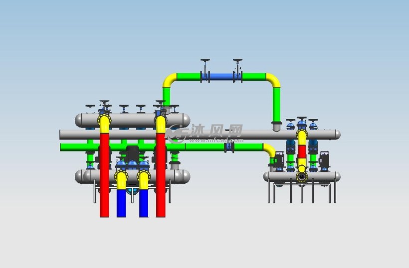 工厂供水系统模型