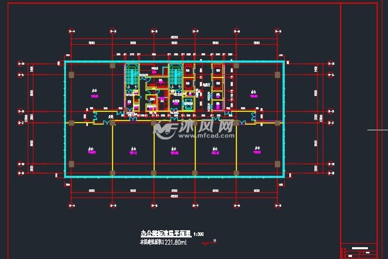 某地商業辦公綜合樓建築設計圖