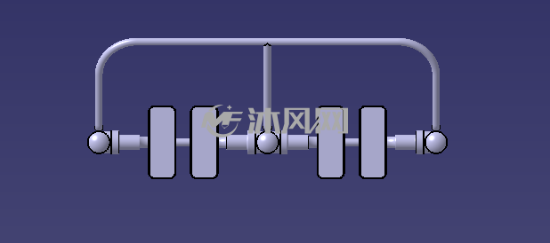 健身器材公园双人漫步机