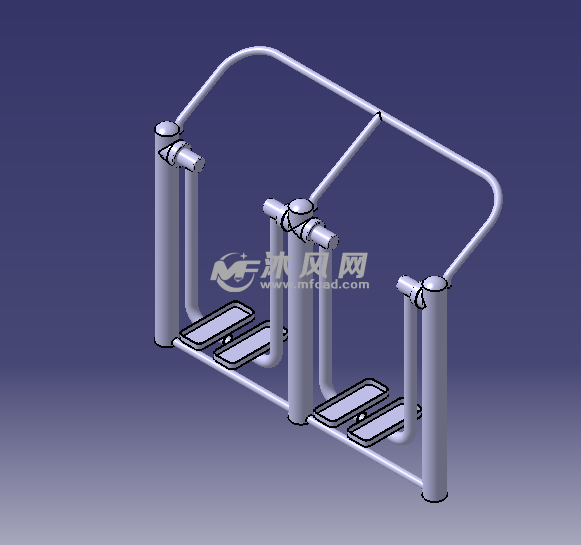 健身器材公园双人漫步机