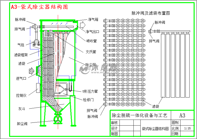 圖a3-殼管式換熱器a3-高程圖a3-立式吸附塔a3-脫硫煙道圖紙參數圖紙id