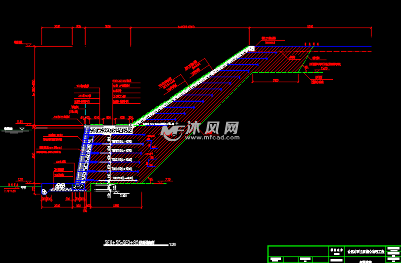 段河道結構斷面圖