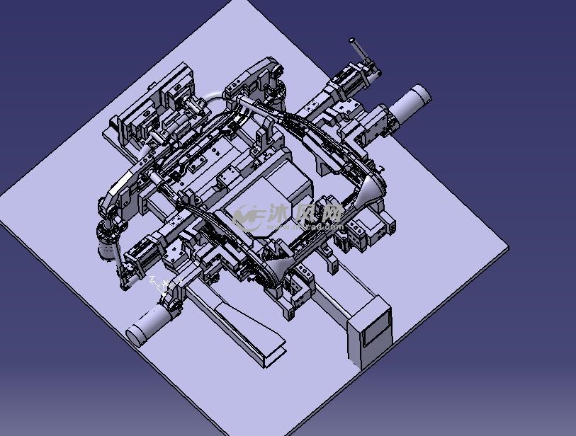 座椅靠背焊接工装设计图