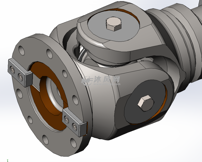 swc180bh-750十字万向联轴器 - 传动件图纸 - 沐风网