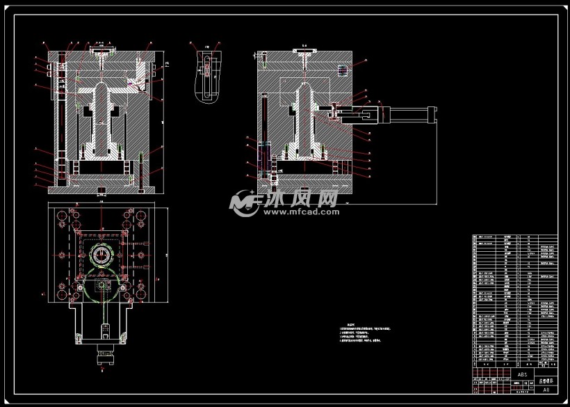 儿童吸水杯杯盖注塑模具设计【内螺纹脱模】