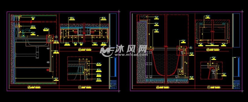 酒店卫生间节点详图