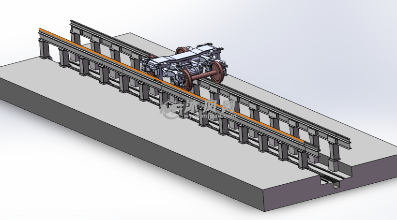 火车轨道基础设计图图片