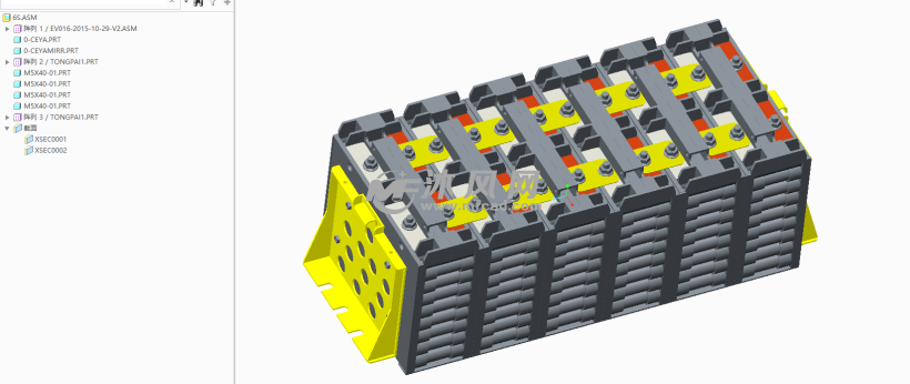 圆柱电池包布置设计