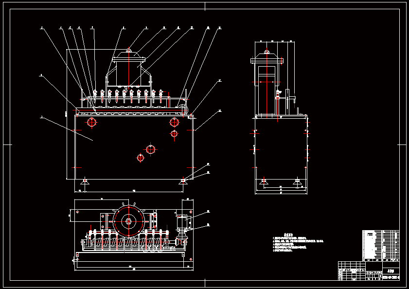 膏体自动灌装机锡纸和盖瓶盖部装设计- 设计方案图纸 - 沐风网
