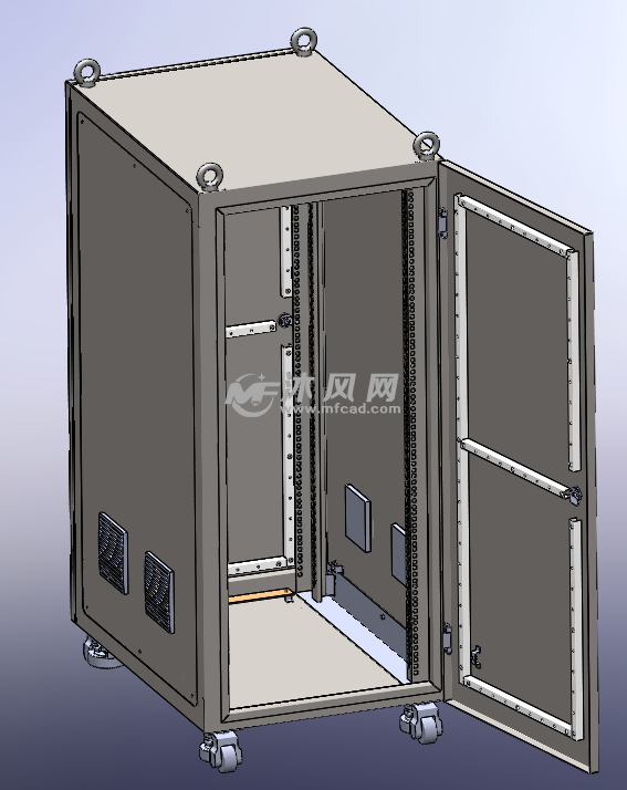 非标机柜设计三维模型