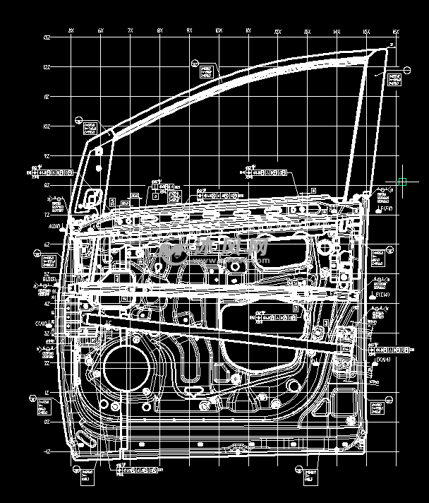 汽车车门设计与建模