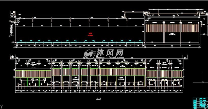 厌氧缺氧池剖面图