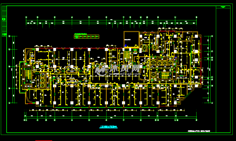 27超高層酒店辦公樓給排水及消防- cad建築圖紙 - 沐風網