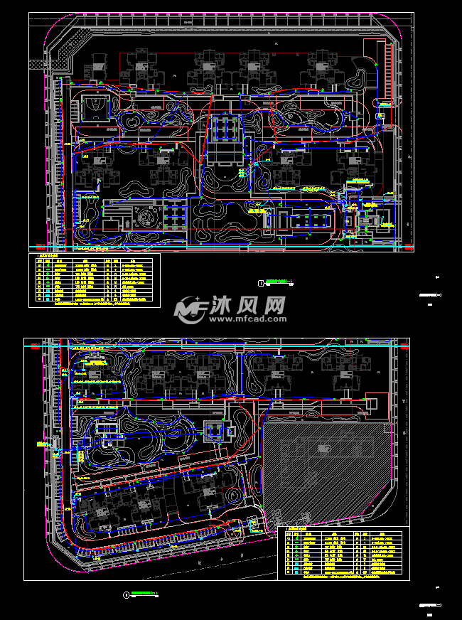 36景观照明平面图