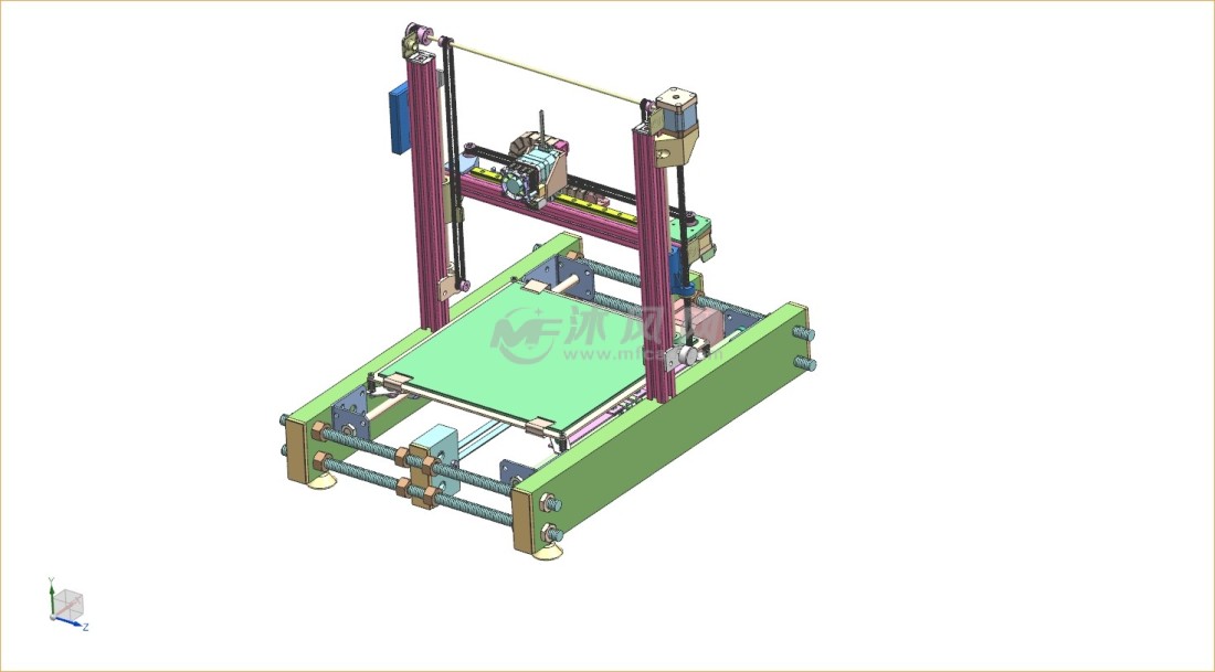 轻便式3d打印机 