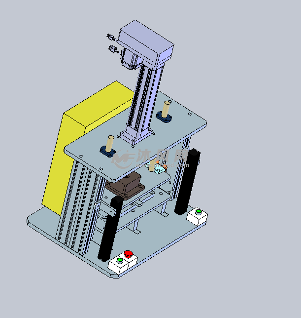 伺服压机辅助视图