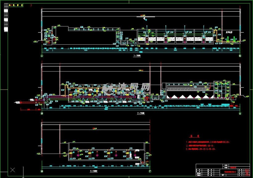 15万吨污水处理网格絮凝沉淀池快滤池