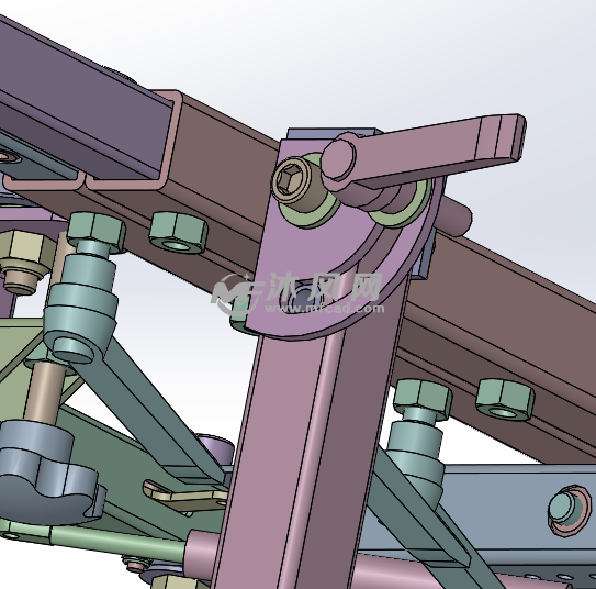 快速锁机构示意图