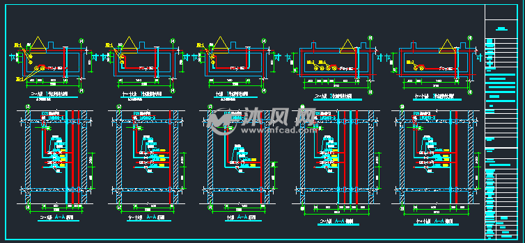 水暖管井大样图