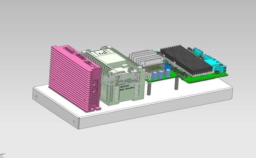 agv车控制模块模型 - 电子电工图纸 - 沐风网