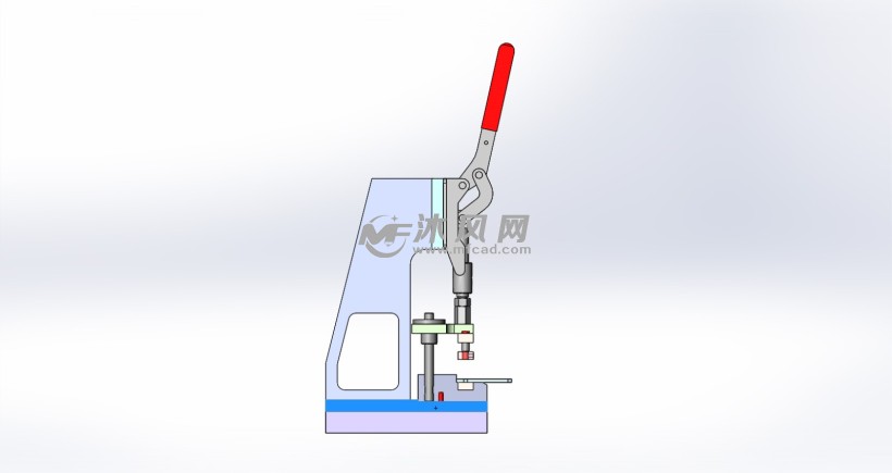 手动压孔治具 - 工装图纸 - 沐风网