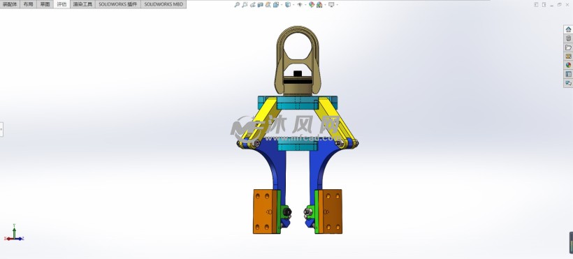机械内撑夹爪吊具