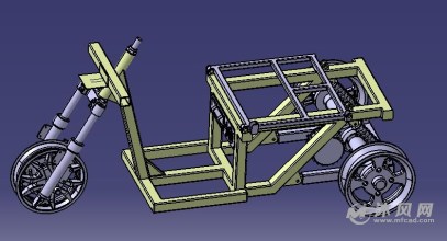 三轮车车架设计