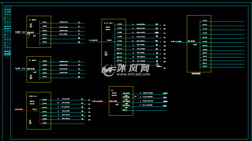 某办公楼配电系统图纸设计