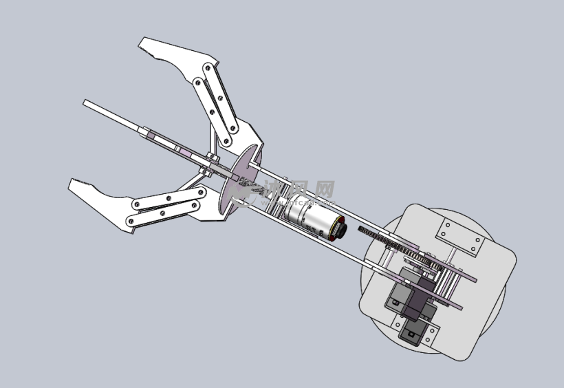 自制机械臂 - 机器人模型图纸 - 沐风网