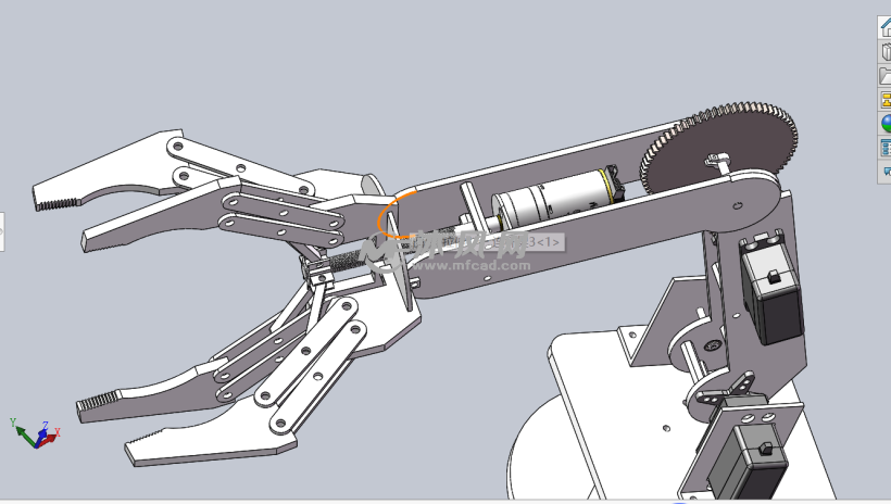 自制机械臂 - 机器人模型图纸 - 沐风网