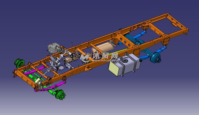 载货汽车底盘设计结构