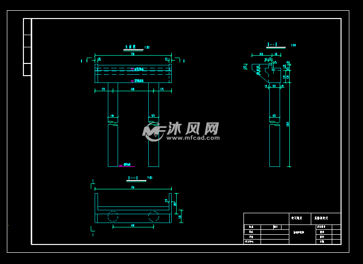 桥墩示意图