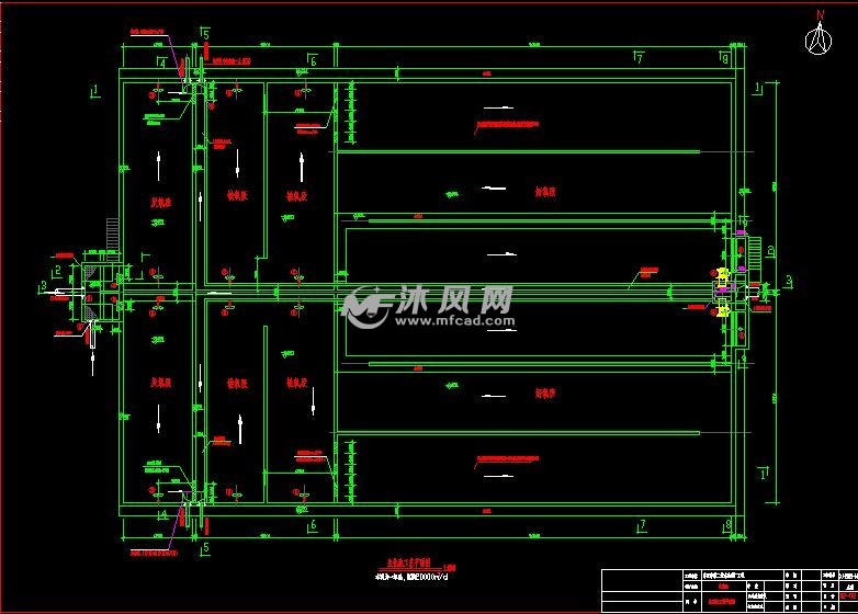 生化池平面图图片