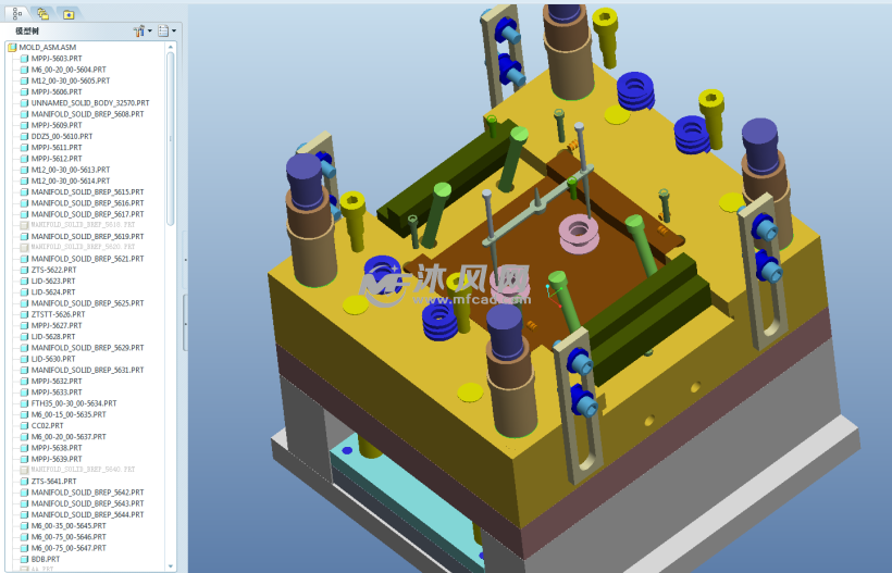 绕线骨架塑料模具设计点浇口