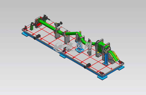 排气系统消音管检具