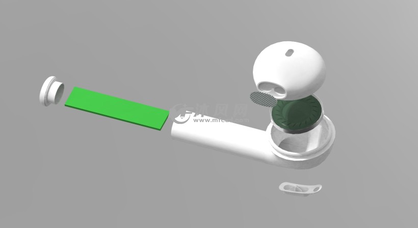 tws蓝牙耳机三维图纸