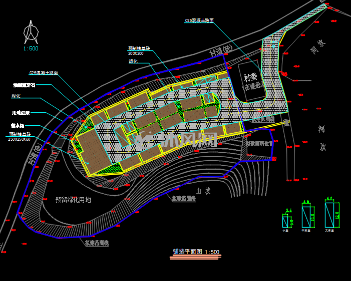 生态停车场建筑设计施工图纸